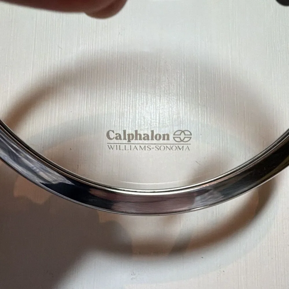 Lid for Calphalon Replacement Glass & Stainless Cooking Williams Sonoma 87015